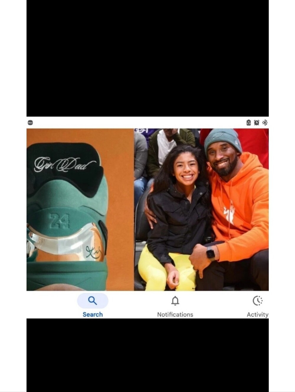 Nike Kobe 4 Protro Girl Dad  Signature High-Top Sneakers in Teal/Black